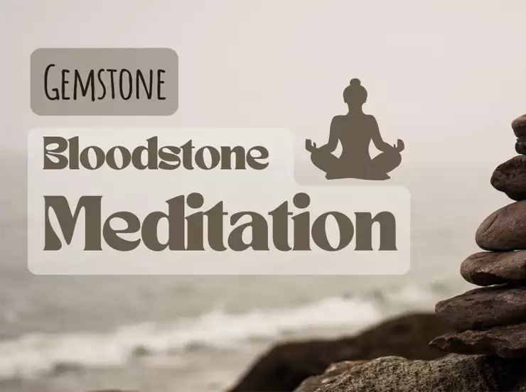Bloodstone Heliotrope Meditaion Gemstone