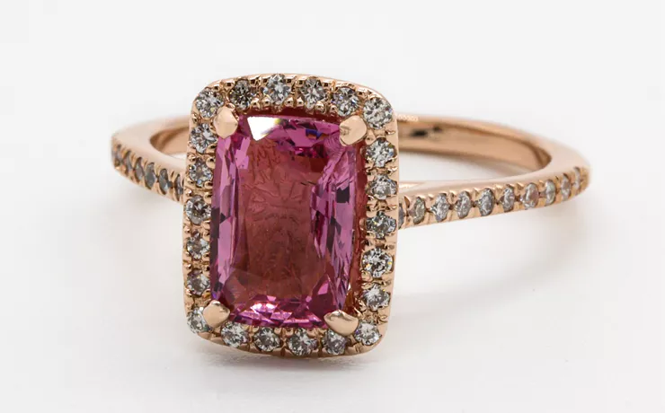 Pink Sapphire Stone Ring