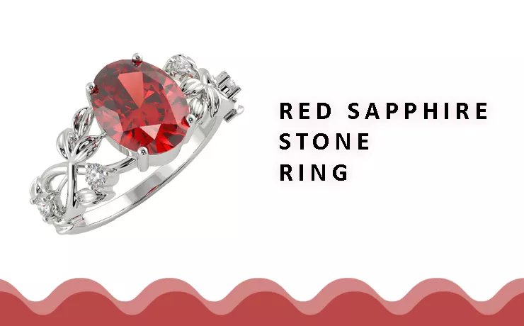 Red on sale sapphire stone