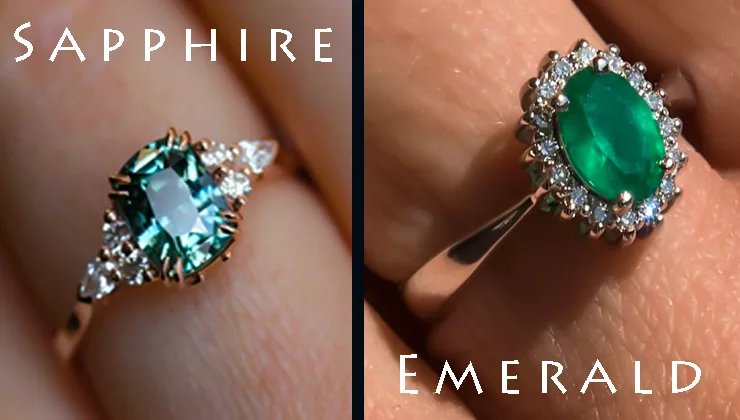 Green Sapphire vs Emerald