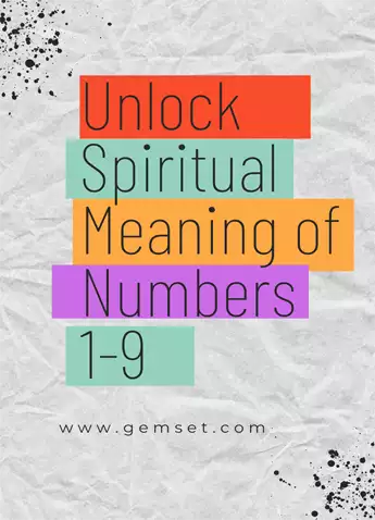Spiritual meaning of numbers 1-9