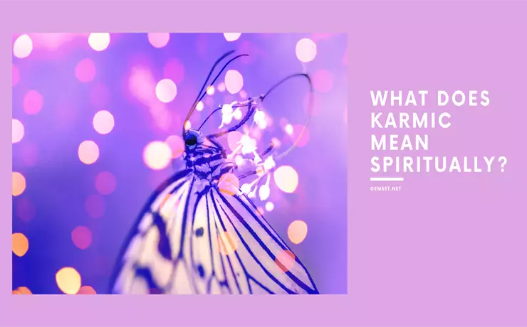 Karmic mean spiritually