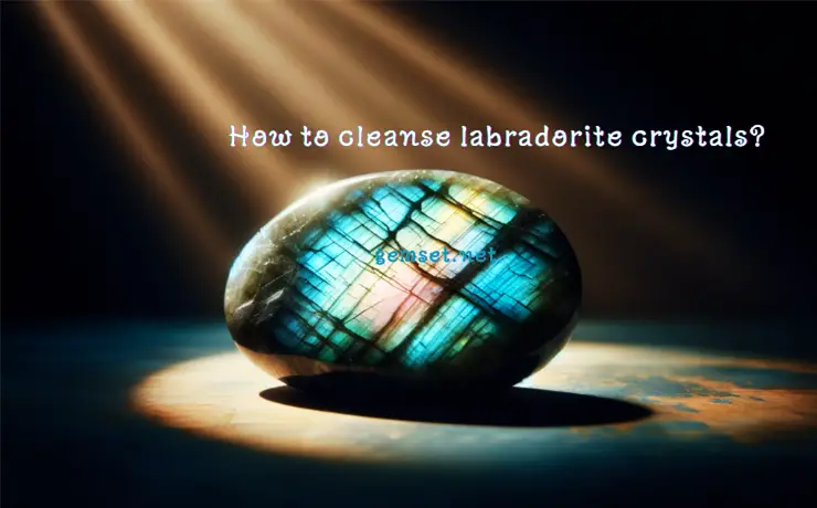 Cleansing labradorite crystal